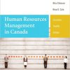 Human Resources Management in Canada Canadian 12th Edition Dessler Test Bank 1