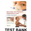 Test Bank For Neonatal and Pediatric Respiratory Care by Perretta 1