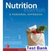 Test Bank For Nutrition Essentials A Personal Approach 1st Edition by Schiff 1 1