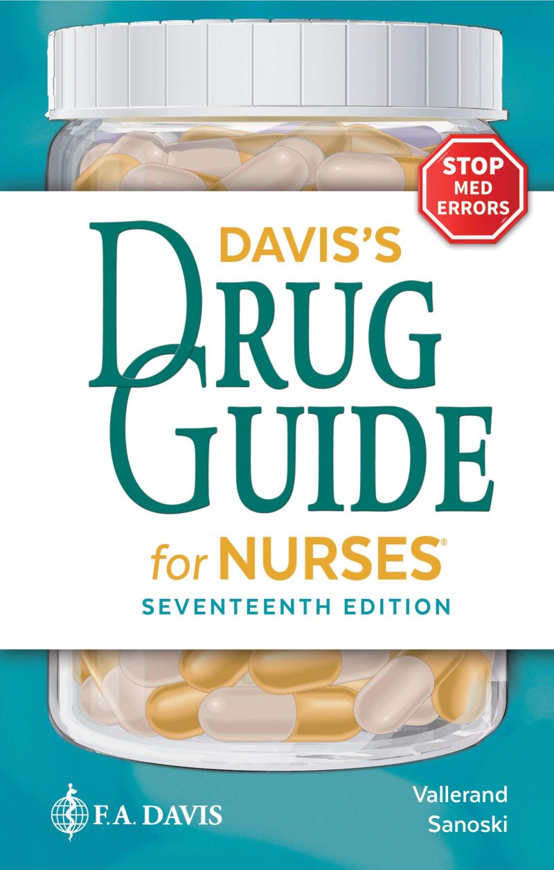 Test Bank for Davis’s Drug Guide for Nurses 17th Edition Edition Vallerand